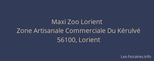 Maxi Zoo Lorient