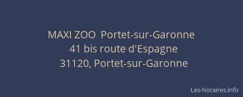 MAXI ZOO  Portet-sur-Garonne