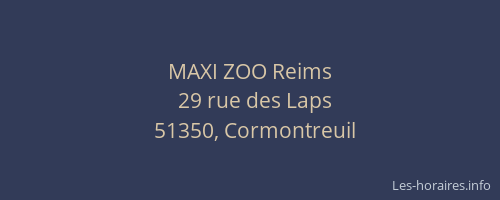 MAXI ZOO Reims