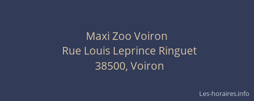 Maxi Zoo Voiron