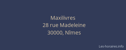Maxilivres