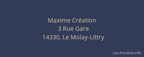 Maxime Création