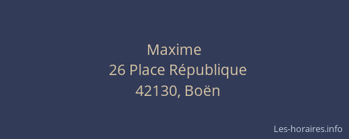 Maxime