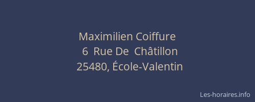 Maximilien Coiffure