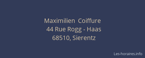 Maximilien  Coiffure