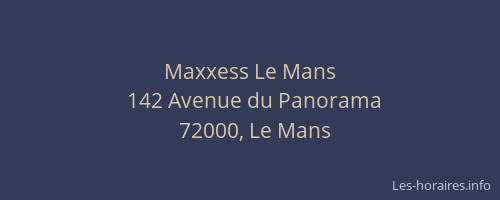 Maxxess Le Mans