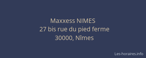 Maxxess NIMES