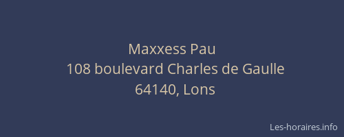 Maxxess Pau