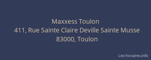 Maxxess Toulon