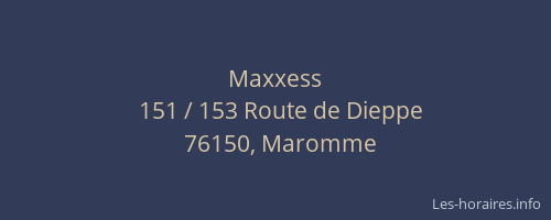 Maxxess