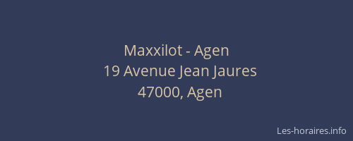 Maxxilot - Agen