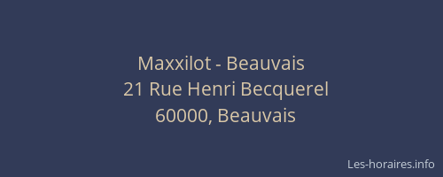 Maxxilot - Beauvais