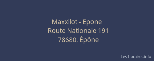 Maxxilot - Epone