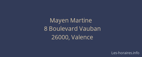 Mayen Martine