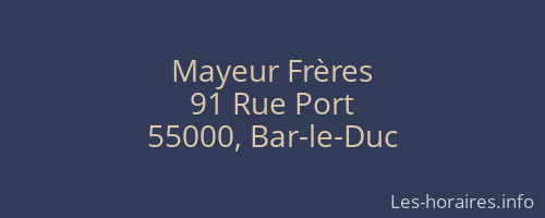 Mayeur Frères