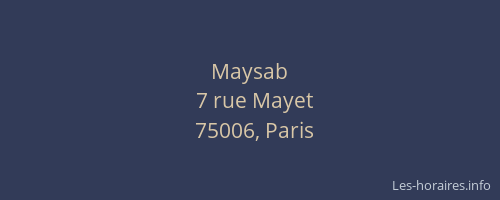 Maysab
