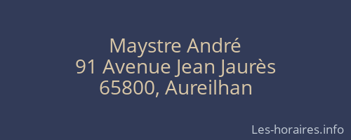 Maystre André