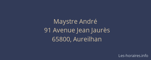 Maystre André