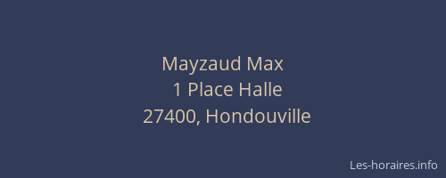 Mayzaud Max