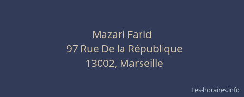 Mazari Farid