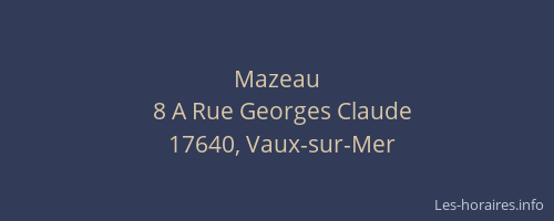 Mazeau