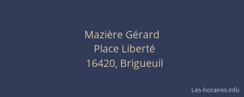 Mazière Gérard