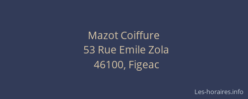 Mazot Coiffure