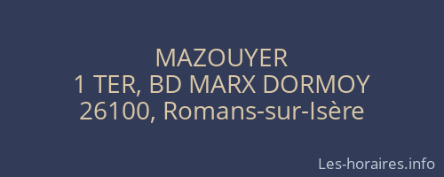 MAZOUYER