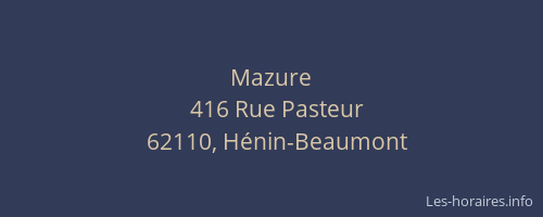 Mazure