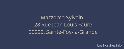 Mazzocco Sylvain