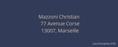Mazzoni Christian
