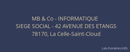 MB & Co - INFORMATIQUE