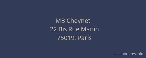 MB Cheynet