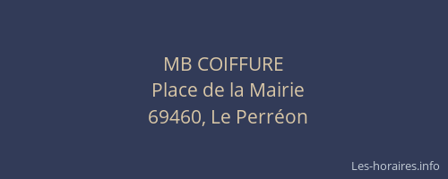MB COIFFURE
