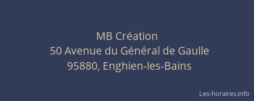 MB Création