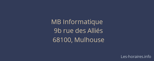 MB Informatique