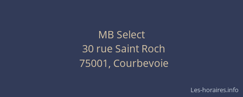 MB Select