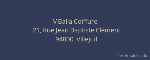 MBalla Coiffure