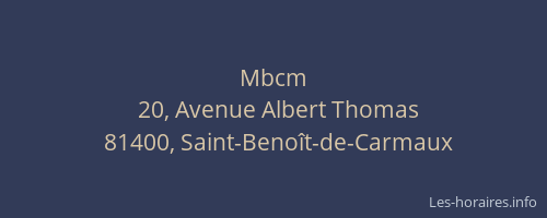 Mbcm