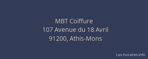 MBT Coiffure