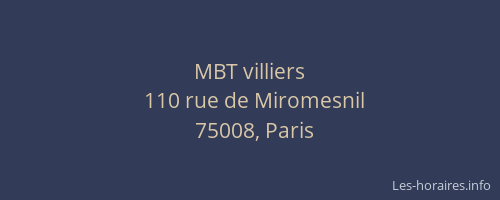 MBT villiers