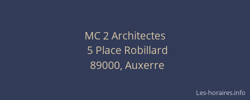 MC 2 Architectes