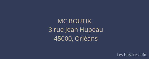 MC BOUTIK