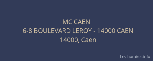 MC CAEN