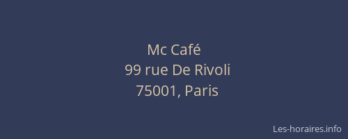 Mc Café