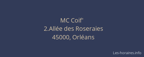 MC Coif'