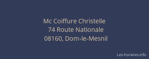 Mc Coiffure Christelle