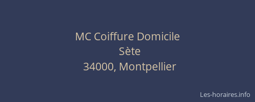MC Coiffure Domicile