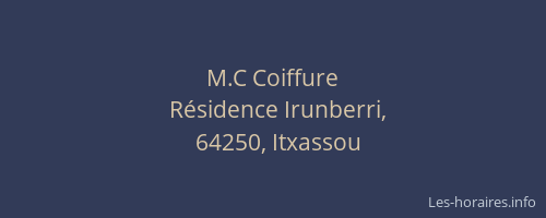 M.C Coiffure