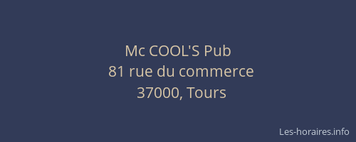Mc COOL'S Pub